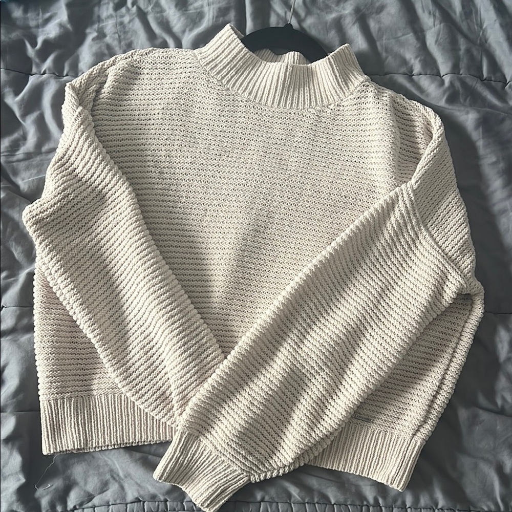 Hollister Cozy Cream Sweater